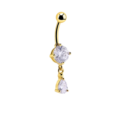 Piercing nombril Saphirs